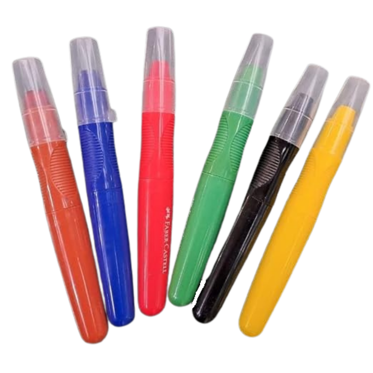 6 Jumbo Creamy Crayons – Smooth & Vibrant Colours - Faber-Castell