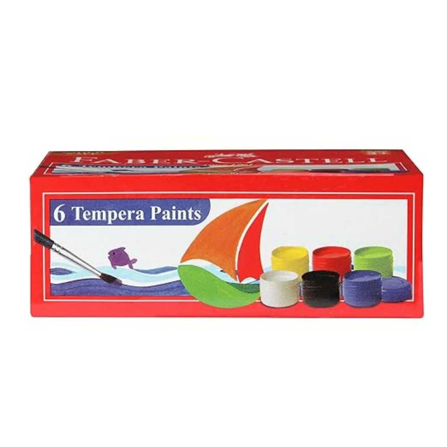 Tempera Paints 10ml Set of 6 – Bright & Washable Colours - Faber-Castell