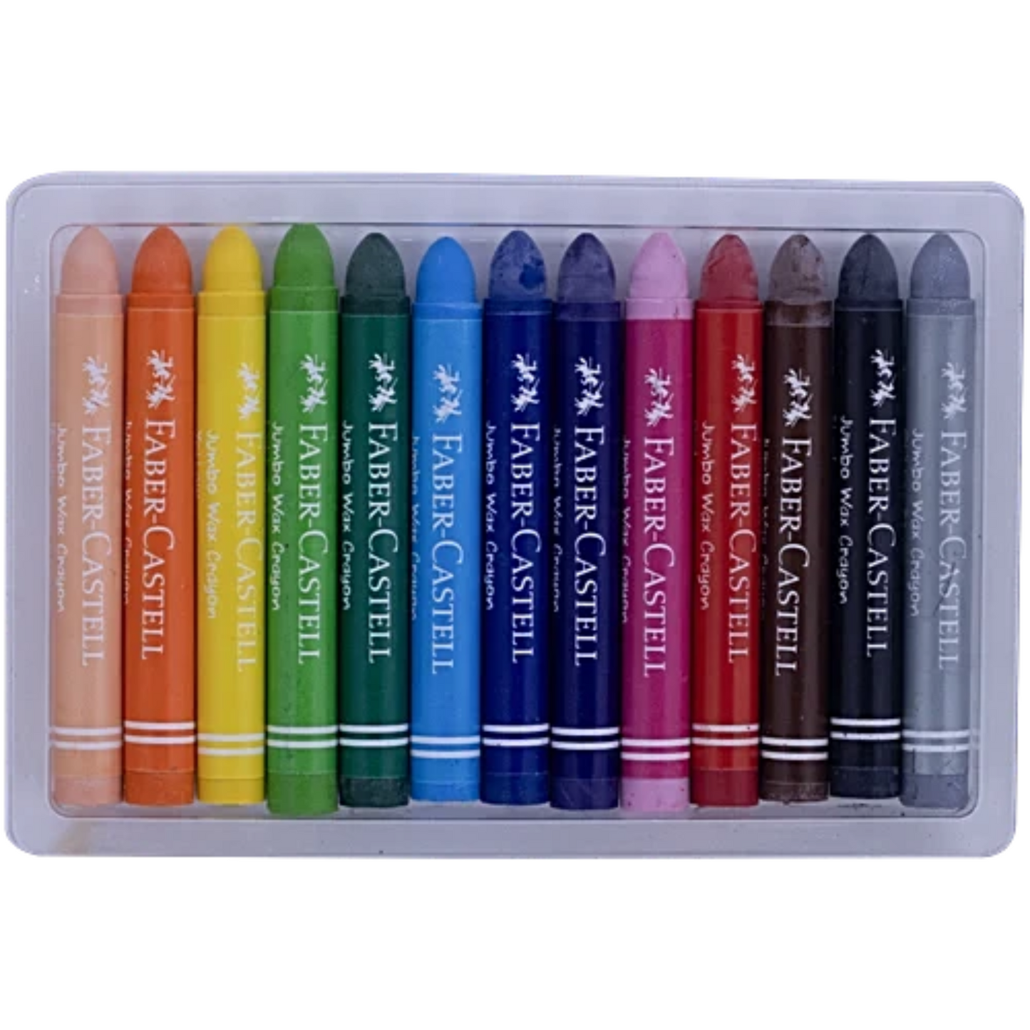 Wax Crayons Jumbo 90mm Set of 13 – Bold Colours for Young Artists - Faber-Castell