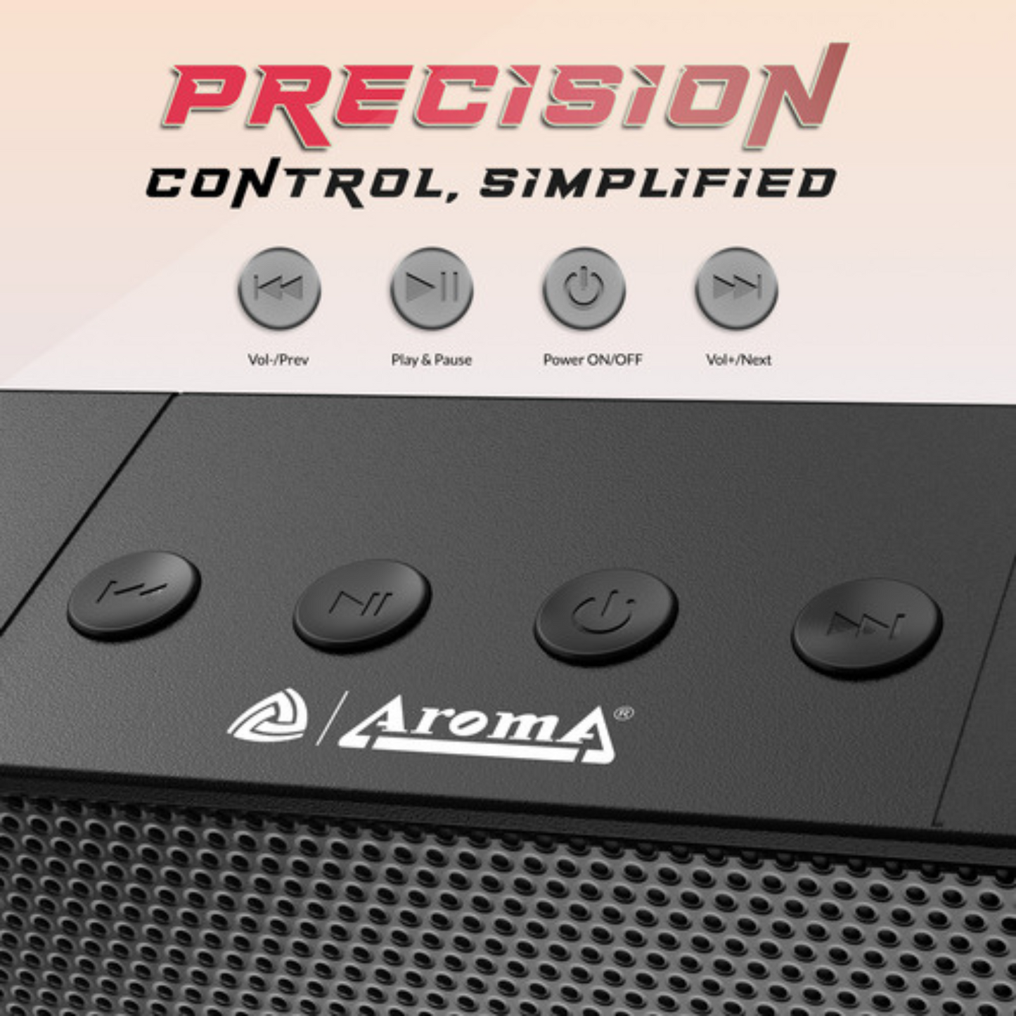 Joyride 16W SoundBar – Aroma Portable Wireless SoundBar (Mix Colors)