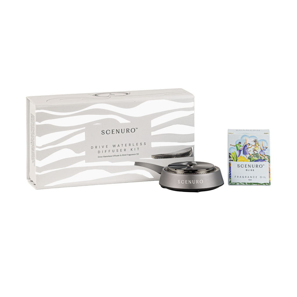 Drive Waterless Diffuser Kit – Portable, Motion-Activated, with 10ml Fragrance Oil  – Scenuro