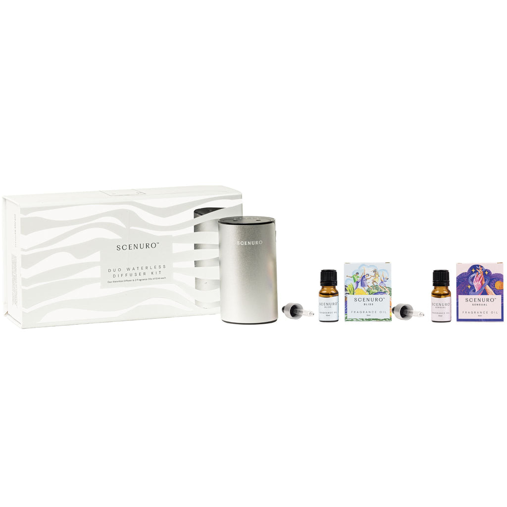 Duo Waterless Diffuser Kit – Gold / Silver  – Scenuro