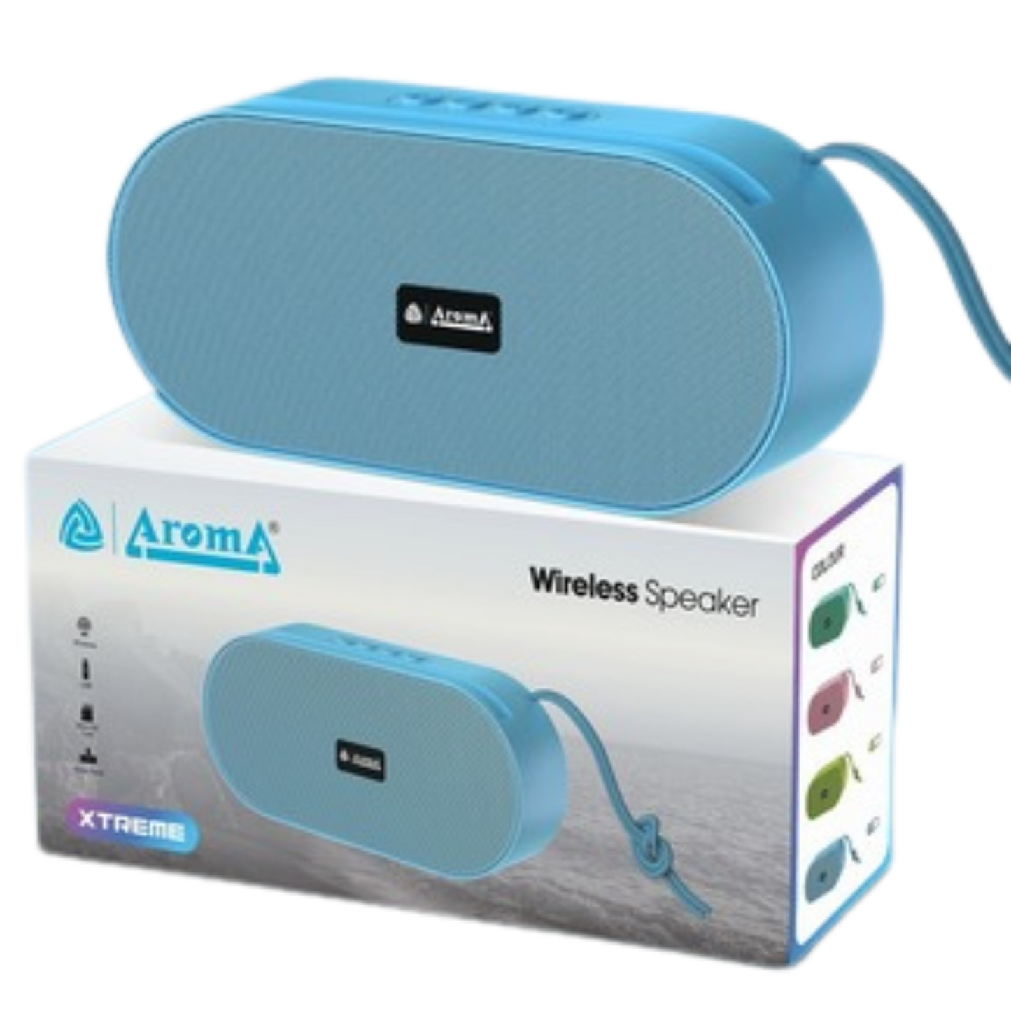Xtreme 12W Bluetooth Speaker – Aroma Compact Power with Mobile Stand (Mix Colors)